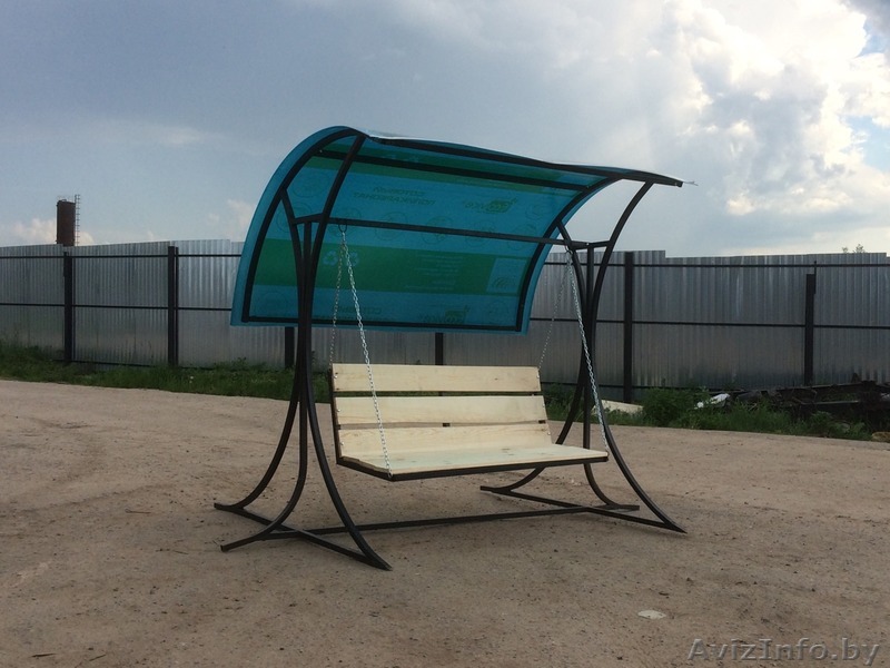 Качели на дачу(с поликарбонатом) - Изображение #1, Объявление #1482442