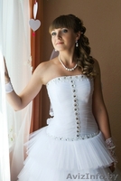 Продаю красивое белоснежное свадебное платье 1 раз в б/у (не венчанное) - Изображение #2, Объявление #828681