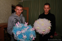 Букеты из мягких игрушек к выписке из Роддома и любому празднику в Барановичах - Изображение #1, Объявление #1170852