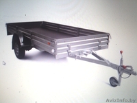 польский оцинкованный одноосный легковой прицеп - Изображение #1, Объявление #1365867