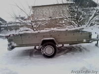 польский оцинкованный одноосный легковой прицеп - Изображение #3, Объявление #1365867