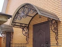 ковка, ворота, ограда, лестница, козырек, перила, навес, арка, мангал, решетка - Изображение #5, Объявление #1426590