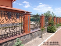 ковка, ворота, ограда, лестница, козырек, перила, навес, арка, мангал, решетка - Изображение #8, Объявление #1426590