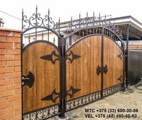 ковка, ворота, ограда, лестница, козырек, перила, навес, арка, мангал, решетка - Изображение #9, Объявление #1426590