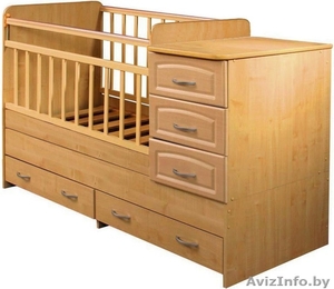 Кроватки по низким ценам в Барановичах - Изображение #1, Объявление #1015442