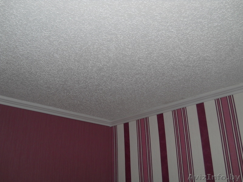 нанесение жидких акриловых обоев на потолки и стены.недорого.свой материал. - Изображение #4, Объявление #550331