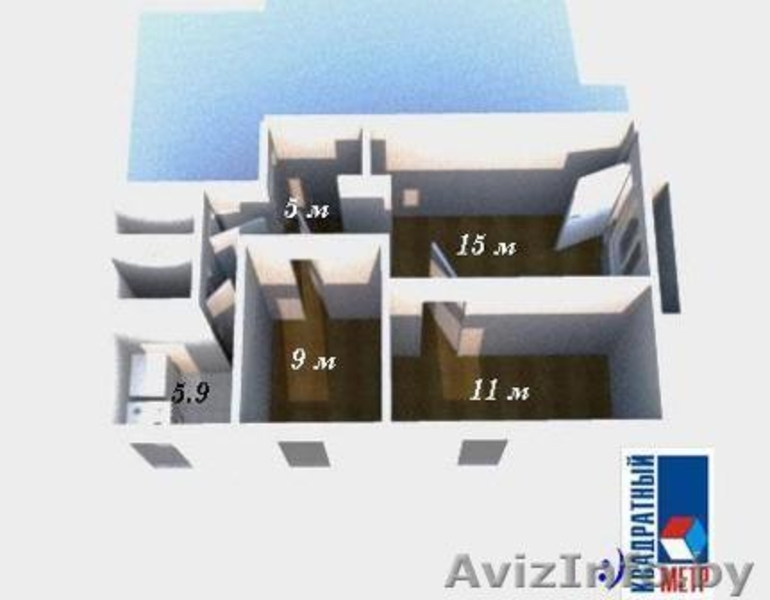 Трёхкомнатная квартира в кирпичном доме за разумную цену.  - Изображение #1, Объявление #575486