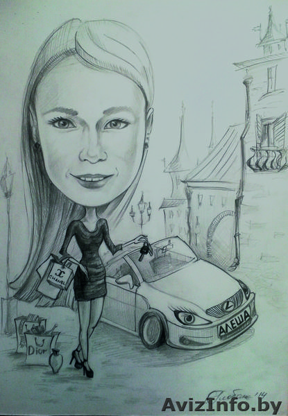 Портреты и Шаржи по фото - Изображение #7, Объявление #1055634