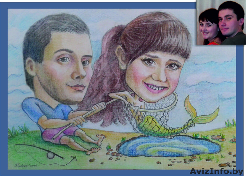 Портреты и Шаржи по фото - Изображение #10, Объявление #1055634