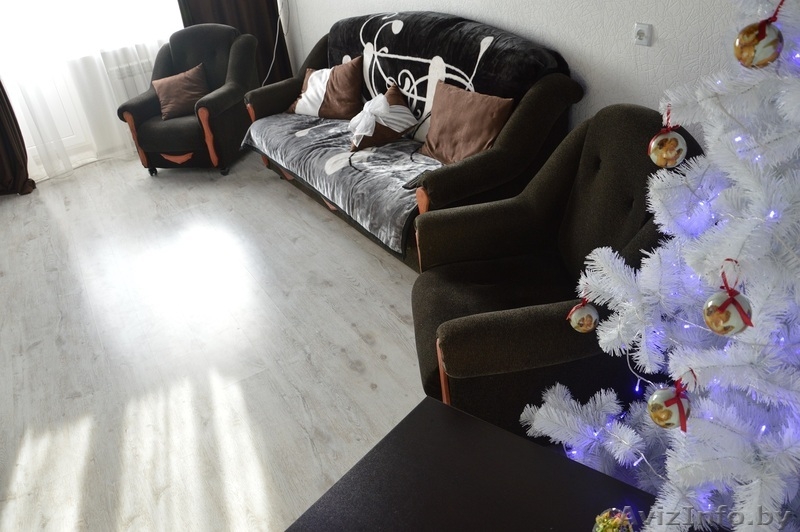 Стильная однокомнатная квартира в Барановичах на часы, сутки, недели - Изображение #2, Объявление #1204794