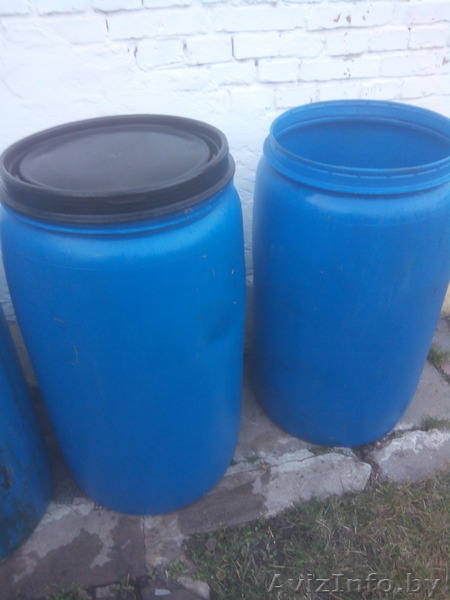 бочки полиэтиленовые 227 литров. есть любое количество - Изображение #1, Объявление #1236038