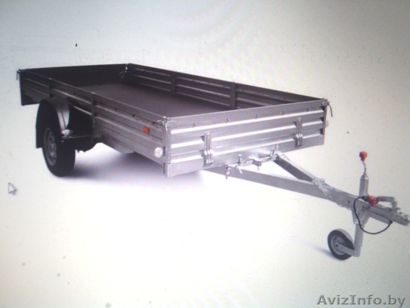 польский оцинкованный одноосный легковой прицеп - Изображение #1, Объявление #1365867