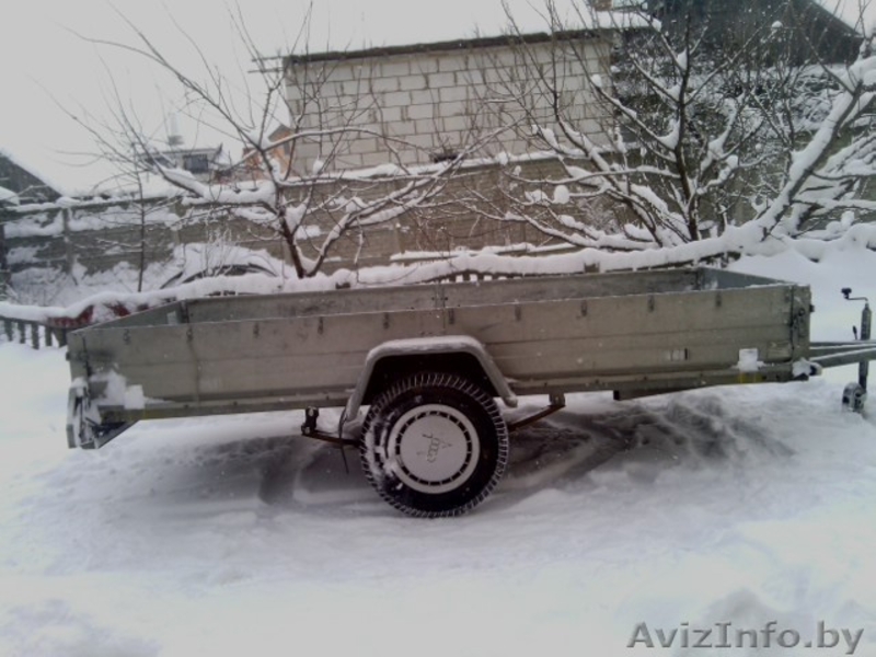 польский оцинкованный одноосный легковой прицеп - Изображение #3, Объявление #1365867