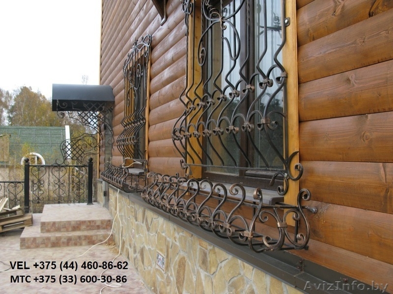ковка, ворота, ограда, лестница, козырек, перила, навес, арка, мангал, решетка - Изображение #3, Объявление #1426590